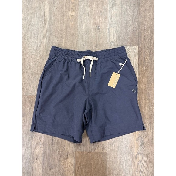 UpWest Other - UpWest Go All-Around Shorts Mens Medium Navy Blue Elastic Waist Drawstring NEW